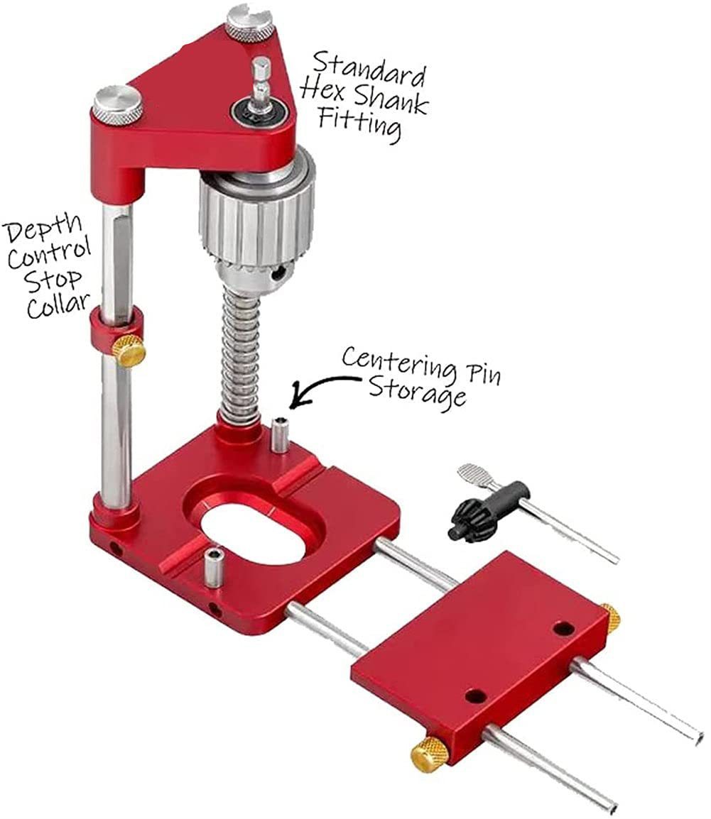 Portable Drill Guide with Adjustable Depth Stop
