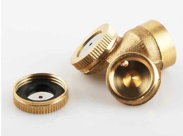Adjustable Brass Misting Nozzle for Garden Irrigation Systems