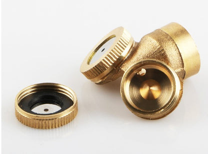 Adjustable Brass Misting Nozzle for Garden Irrigation Systems