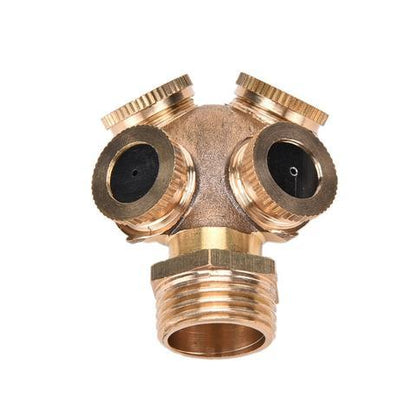 Adjustable Brass Misting Nozzle for Garden Irrigation Systems