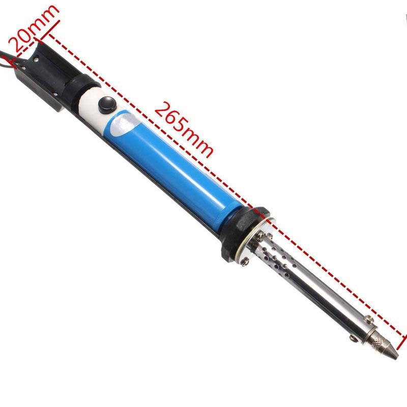 30W 110V Soldering Iron with Solder Sucker Pump – 2-in-1 Desoldering Tool for Electronics Repair