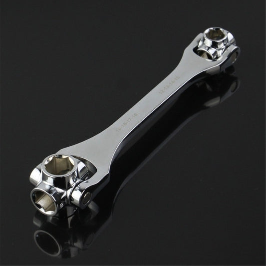 8-in-1 Universal Multi-Function Socket Wrench with 360° Rotating Heads