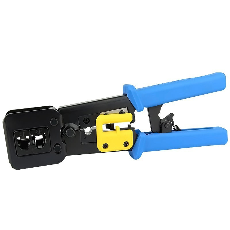 All-in-One Network Crimping Tool for Pass-Through RJ45 Connectors