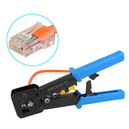 All-in-One Network Crimping Tool for Pass-Through RJ45 Connectors