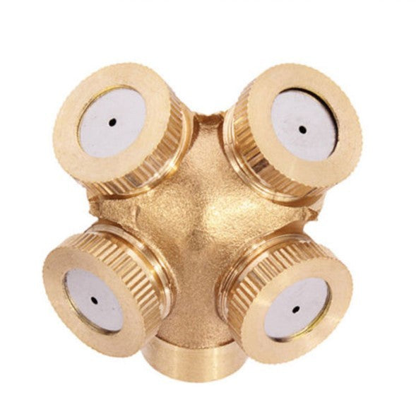 Adjustable Brass Misting Nozzle for Garden Irrigation Systems