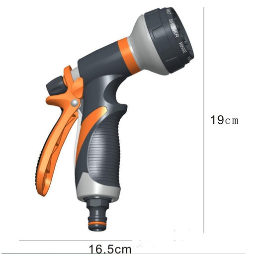 Multi-Function Garden Hose Nozzle with 8 Spray Patterns