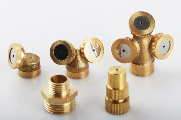 Adjustable Brass Misting Nozzle for Garden Irrigation Systems