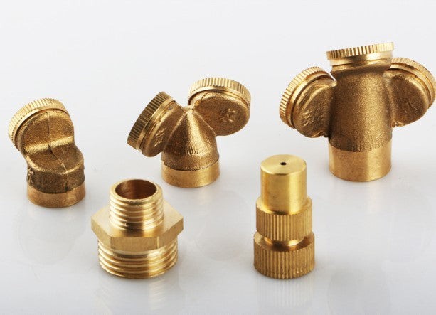 Adjustable Brass Misting Nozzle for Garden Irrigation Systems