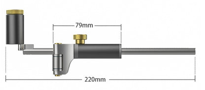 Precision Woodworking Marking Gauge with Parallel Line Scriber