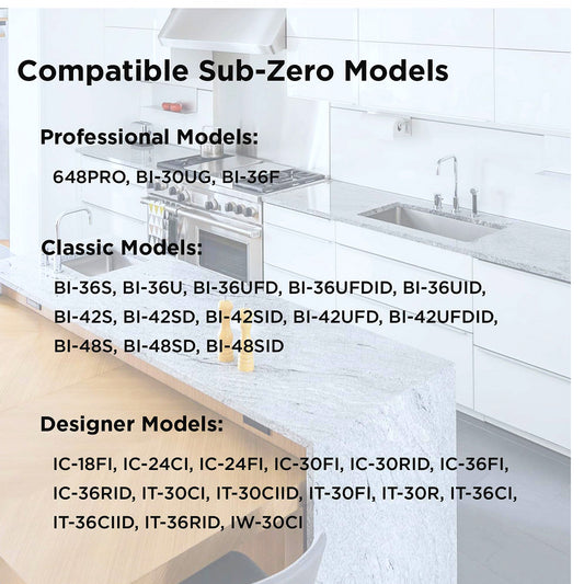 Sub-Zero Air Cartridge 7042798 and 4204490 Water Filter Pack