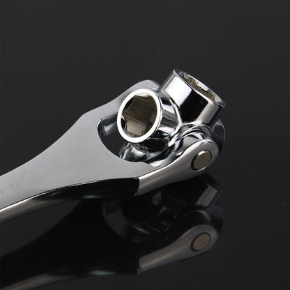 8-in-1 Universal Multi-Function Socket Wrench with 360° Rotating Heads