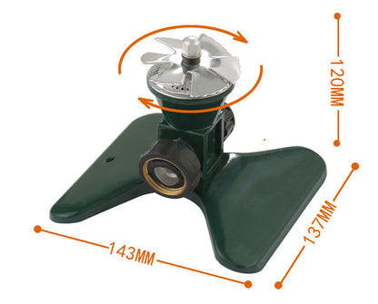 360-Degree Rotating Metal Lawn Sprinkler