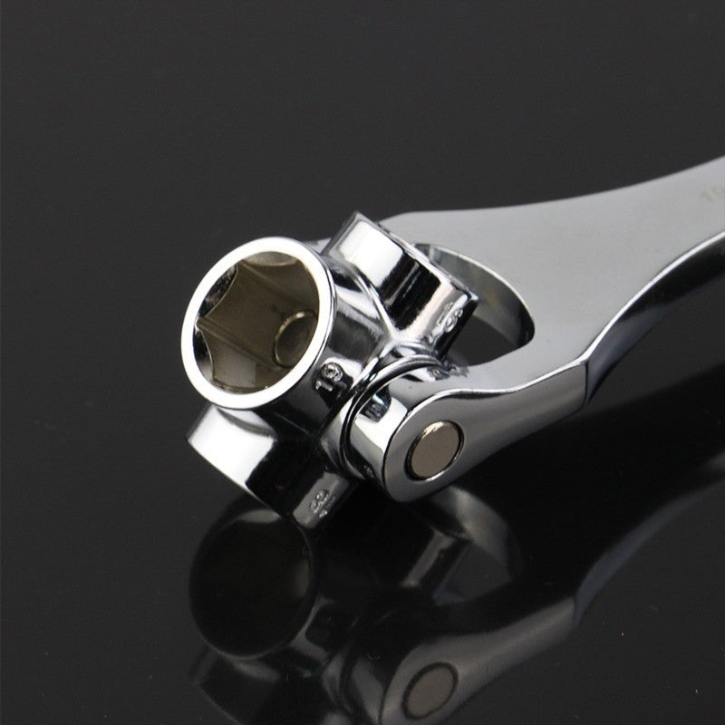 8-in-1 Universal Multi-Function Socket Wrench with 360° Rotating Heads