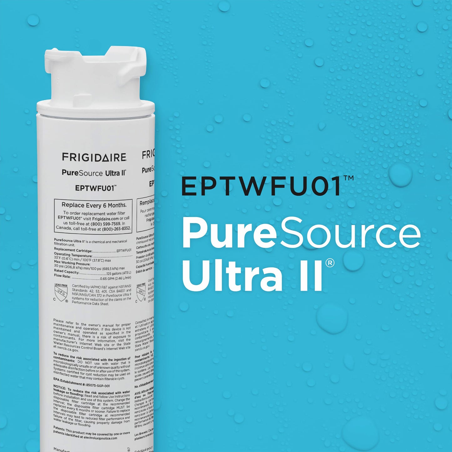 Frigidaire EPTWFU01 PureSource Ultra II Refrigerator Water Filter