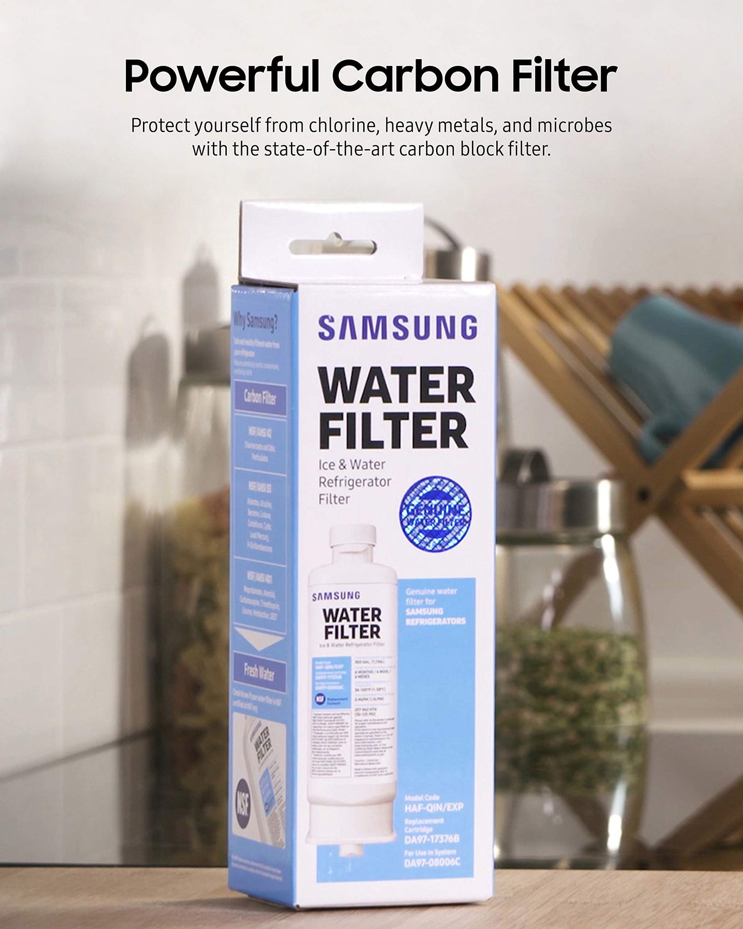 Samsung DA97-17376B HAF-QIN/EXP Refrigerator Water Filter